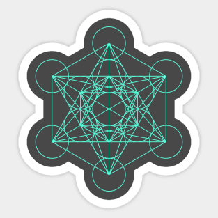 Metatron's Cube Sacred Geometry Sticker